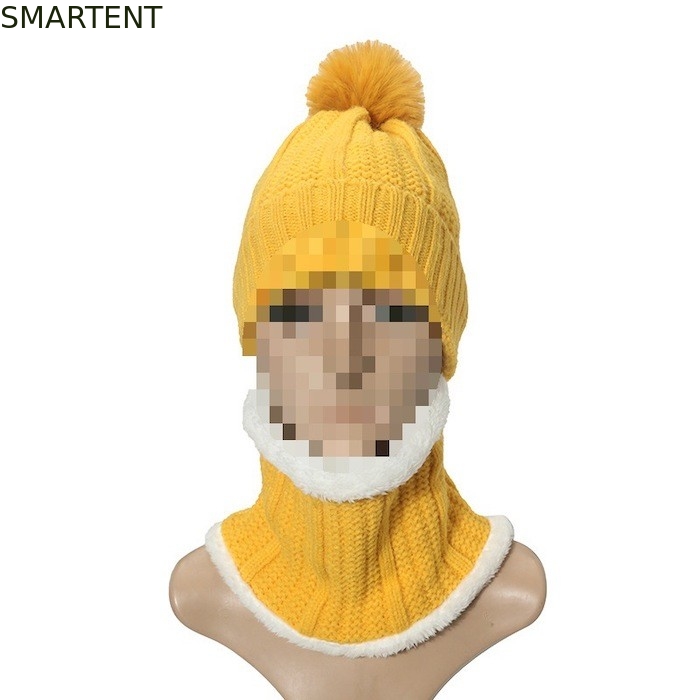 Outdoor Eco Friendly Rpet 2Pcs Set Kids Beanie Collar Warmer Support Renewable Branding Custom Fair Trade supplier