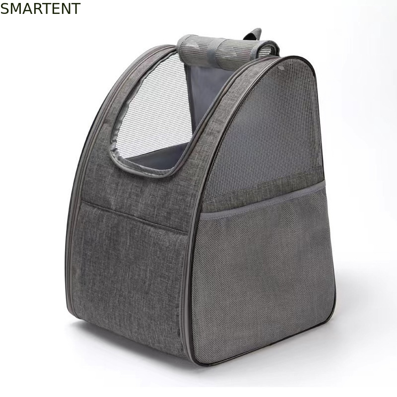 34*28*42CM Grey Foldable Pet Backpack Soft Fabric Pretty Kitty Backpack Cute/Fun/Playful Style For Perfect supplier