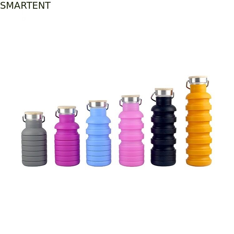 EEC Certified BPA Free Foldable Silicone Water Bottles For Active And Healthy Lifestyle supplier