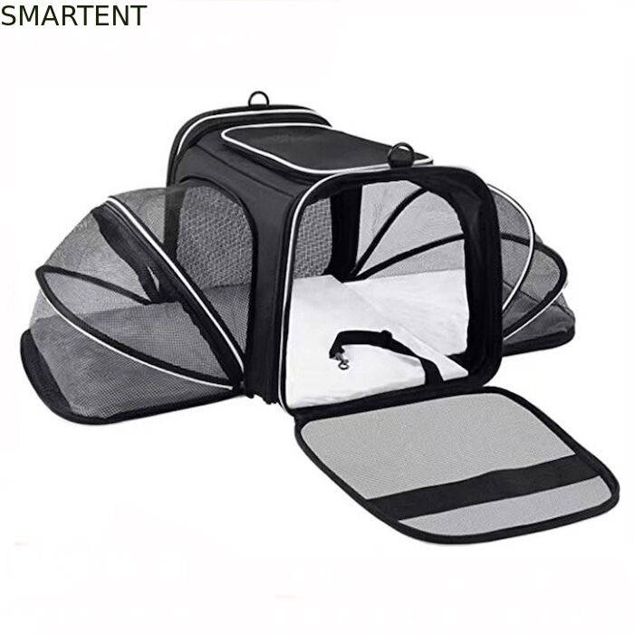 Dogs Cats and Rabbits Cute Pet Supplies Playful Style Chew Play Sleep Functions Gray Cationic Polyester Multi-Purpose Outdoor Travel Carry HandBag supplier