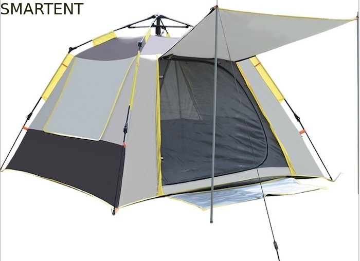 Fibreglass Automatic Outdoor Camping Tents Pop Up Sun Shade Tent Silver PU2000MM supplier