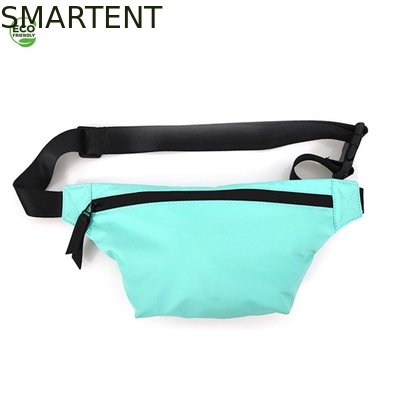 Solid Green Journey GRS RPET Waist Bag Custom Eco Friendly Outdoor